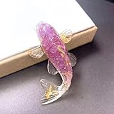 pez koi tatuaje significado 【Material natural para cristal】: hecho de cristal con decoración para grava, este adorno de larga duración muestra un brillo fascinante que mejora cualquier espacio con un atractivo sofisticado.