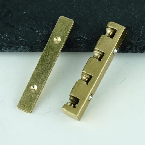 Guyker 4 String Bass Guitar Nut, Height Adjustable 38mm Brass Roller Nut Split Regulation Replacement Parts, 38 * 6MM*7MM - Thumbnail 7