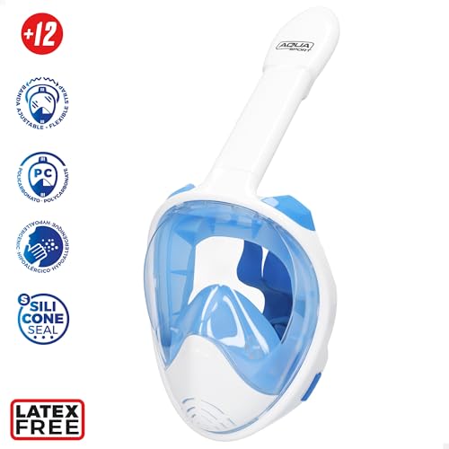 Máscara de Buceo Ajustable Libre de Látex AKTIVE Pro AQ con Red 4