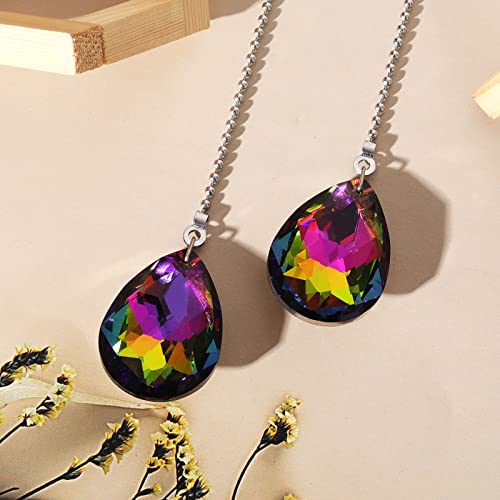 Image of Ceiling Fan Extension Pull Chain Light Fixture Decorative Chain Ball Chain Connectors Pack of 2