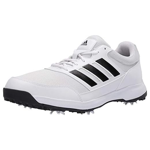 adidas mens Tech Response 2.0 Golf Shoe, Ftwr White/Core Black/Ftwr White, 9.5 Wide US