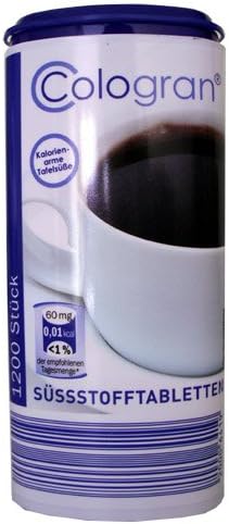 Cologran Sweetener Pills 1200pcs 72g (1 Container)