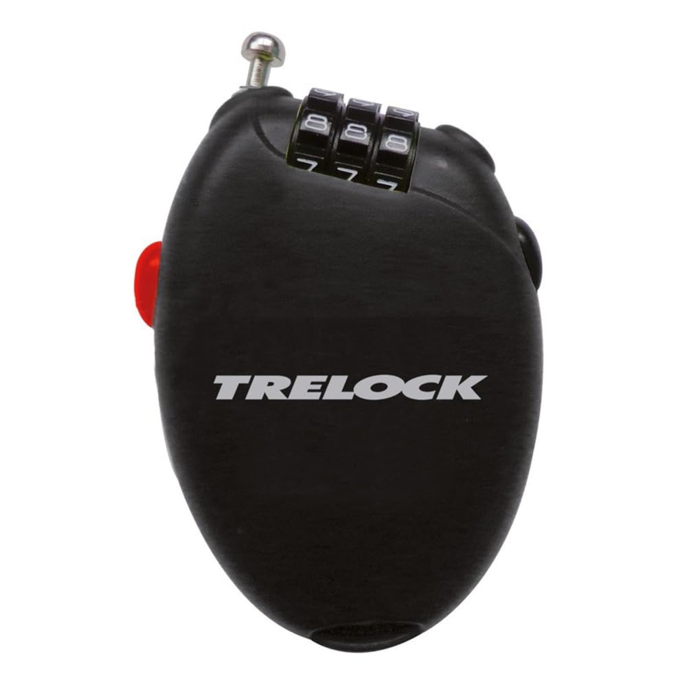 Trelock Retractable Pocket Lock 75cm,Black