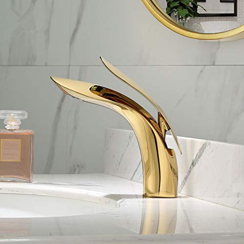 Robinet de lavabo en laiton massif haut de gamme finition SLT120G