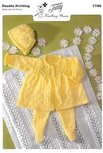 Teddy Baby,Clothing,Baby Boys 0-24m,Knitwear Teddy DK Knitting Pattern Childrens Outdoor Set - 7198