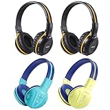 SIMOLIO Wireless IR & Bluetooth Headphones for Car DVD & Kids, Infrared & Bluetooth Compatible with Honda Odyssey & uConnect VES & Dodge Grand Caravan & Chevy Suburban 2006-2022
