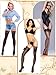 Hicarer 9 Pairs Women Thigh High Fishnet Stockings Silky Thigh High Stockings Lace Fishnet over the Knee Fishnet Socks (Classic Style)