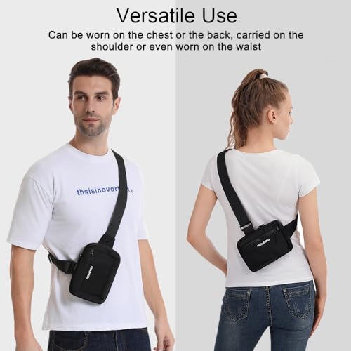 Small Sling Bag for Women Men Chest Bag Water Resistance Mini Crossbody Bag Adjustable Strap Lightweight Shoulder Bag4