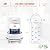 Aquaboon Whole House 1 Micron String Wound Water Filter 10 x 2.5 Cartridge for Well Water Filter Replacement Compatible with WHKF-WHSW, AP110, 4-Pack