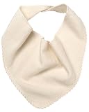 Reiff Strick Baby Halstuch uni Merino Schurwolle Seide Bio Wolle Öko kbT Bio (56 x 14 cm, natur)