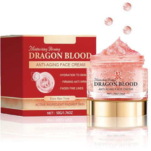 �h���S���u���b�h �t�F�C�X�N���[�� �ێ� Dragon Blood Cream With Collagen and Hyaluronic Acid, Reduces the Appearance of Dry Skin and Dark Spots Whi