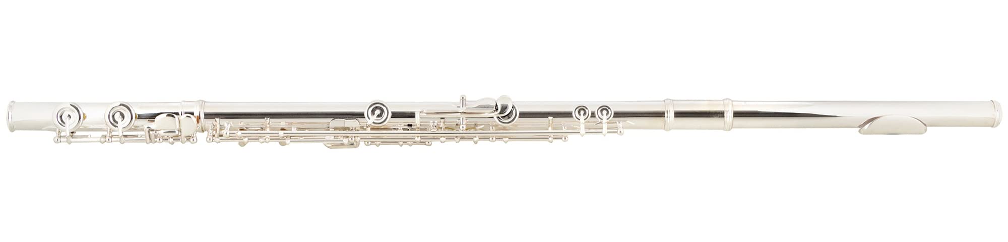 FL-19/5R Querflöte, 3-teilige Vollsilber-Querflöte, C-Fuß