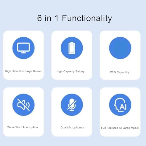 Robot interactif AI AUNMAS compagnon éducatif 2,4 GHz WiFi USB - 4