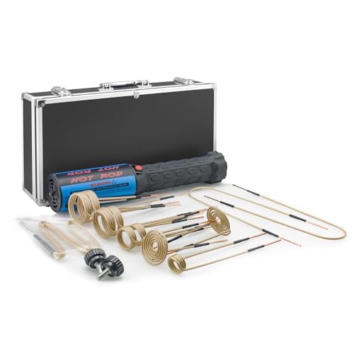 Pakowin Magnetic Induction Heater Tool - 110V 1200W Induction Heater for Automotive with 12Coils