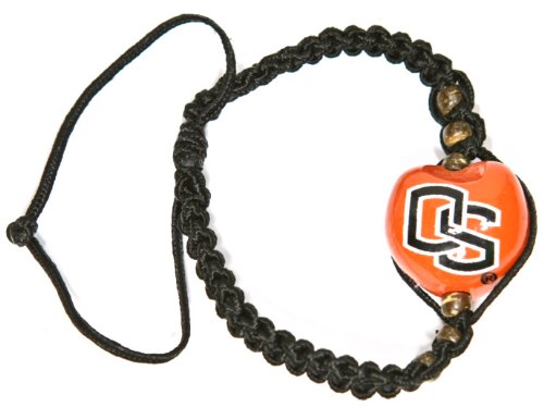 NCAA Oregon State Beavers Go Nuts Kukui Nut Macrame Bracelet