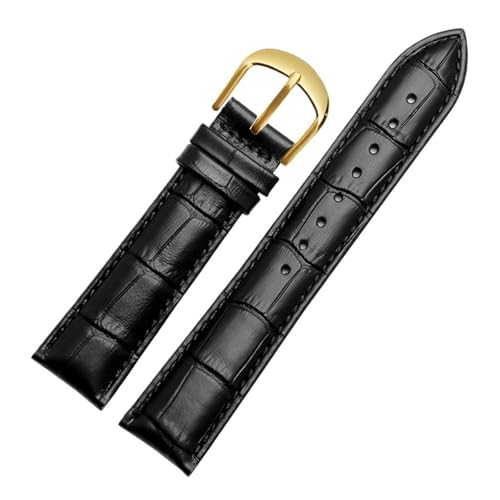 Bracelet montre cuir vachette 14mm 16mm pour remplacer un bracelet usé avec confort