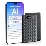 Registratore Vocale AI, Notta Memo Registratore Digitale con Custodia, Trascrizione & Riassunto AI in 58 Lingue, Memoria 2000h, Registrazione One-Touch per Chiamate, Riunioni, Interviste, Lezioni
