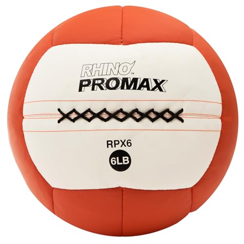 Champion Sports RPX6 Rhino Promax Slam Balls, 6 lb, Soft Shell with Non-Slip Grip, Medicine Wall...