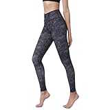 [IRCOLVE] ヨガウェア レギンス ヨガパンツ ピラティス ホットヨガ ウェア 9分丈 花柄パンツ ヨガ スポーツレギンス レディース 吸汗速乾 (YS317, m)