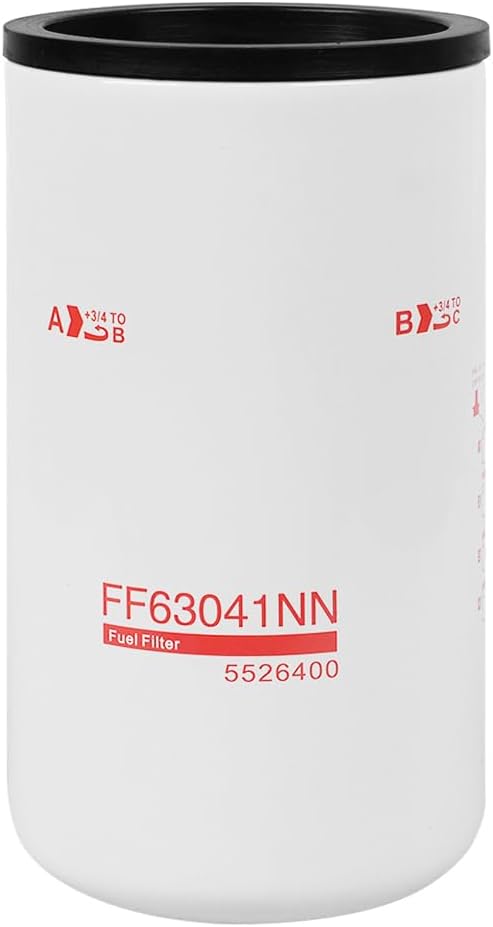 ff63041nn fuel filter water separator filter compatible with cummins stage v l9 engines cummins stage v osb 6.7l engines cummins b6.8l engines replace ff63041-nn 5526400 (total of 6)