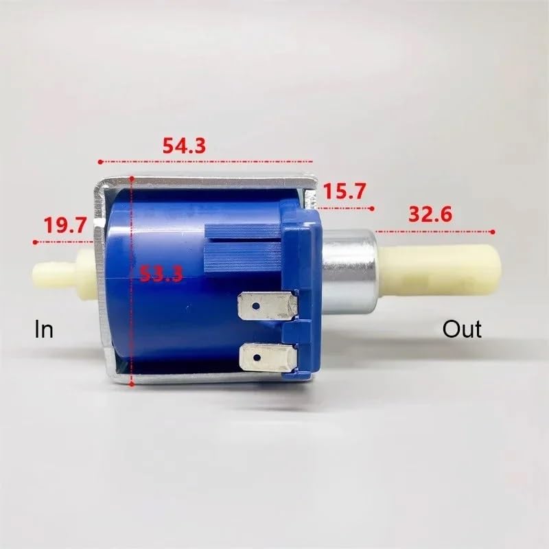 Pompa perystaltyczna, Pompa wodna do ekspresu do kawy 65 W Pompa elektromagnetyczna Pompa tłokowa z elektromagnesem 650 cm3/min(Model A)