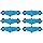 Hard Hat Sweatbands, Reusable Hard Hat Cooling Liner Replacement for Most Helmets, Washable Soft Padded Sweat Bands, Hardhat Cushion Accessories (Blue, 6 Pack)