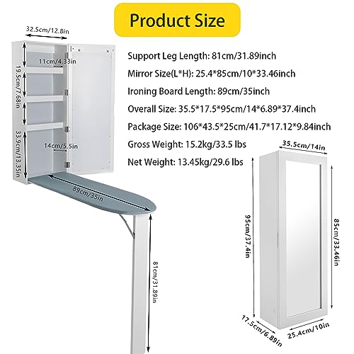 Tfcfl JJGJ692HWDHJ8-AO Wall-Mounted Ironing Board thumb #2