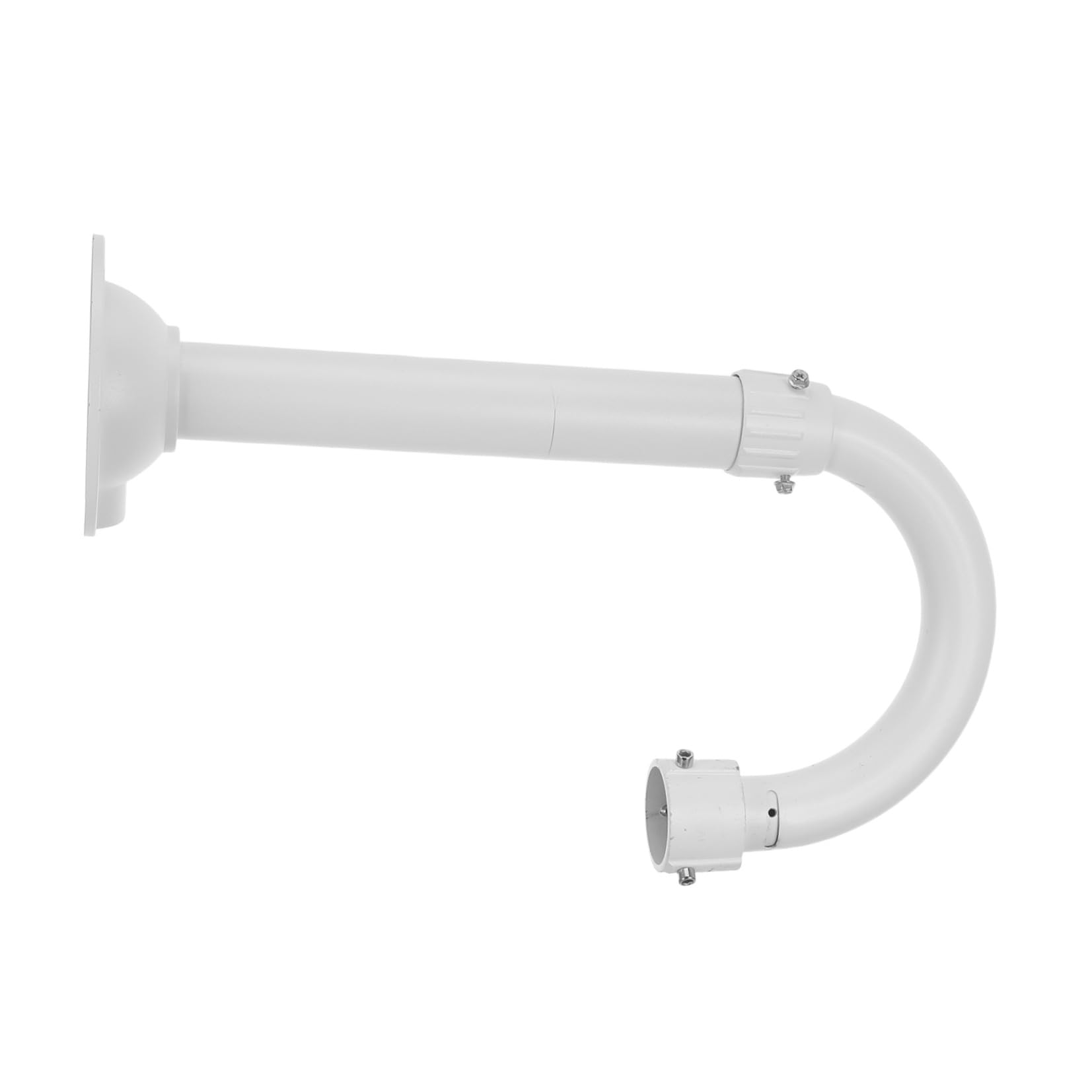 SHINEOFI Supporto Telescopico Bianco e Telecamera di Sorveglianza per in Lega di Alluminio Protezione per Tutte le Condizioni Climatiche Staffa Regolabile Multiangolo per Monitoraggio