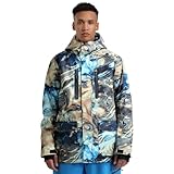 Mens Winter Coat Ski Snowboard Jacket Pants Windproof Waterproof for Winter