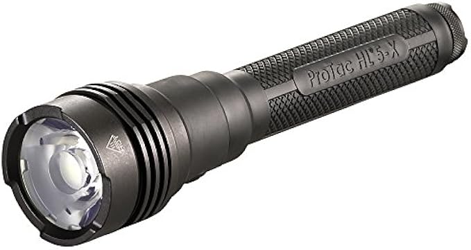 Streamlight 88081 ProTac HL 5-X USB 3500-Lumen Rechargeable Flashlight With 2 SL-B26 Battery Pack, Dual USB Cord and Wrist Lanyard, Black - Box Packaged