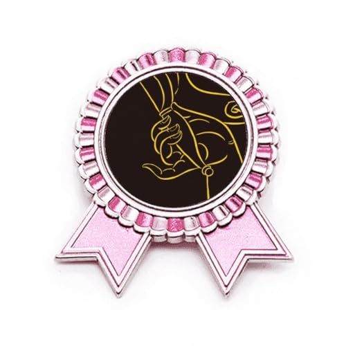 Broche main de culture Rose M en métal au design artistique et finitions soignées