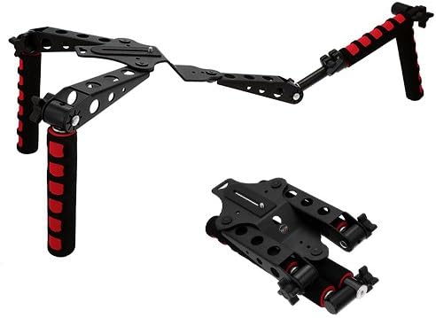 Mantis Folding Rig by Fotodiox - Collapsible Camera Stabilizer, Transformable Shoulder Support, Compact Foldable Video Rig