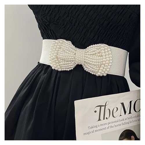 Ladies' Elastic Wide Belt With Multi-purpose Bow3