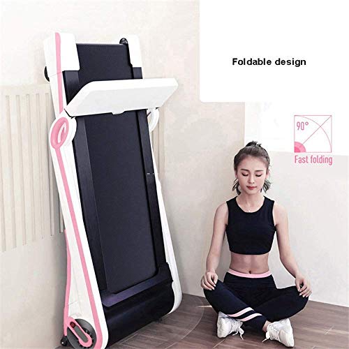 Foto von YQGOO Intelligentes elektrisches Mini-Laufband, Fitness-Training für Indoor-Sportgeräte, Unterstützung für Mobiltelefone zum Anschließen von Spielemusik Einfach zu speichern
