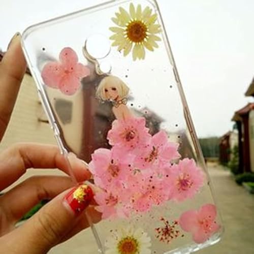 12 piezas flores secas prensadas para resin art miniatura 3