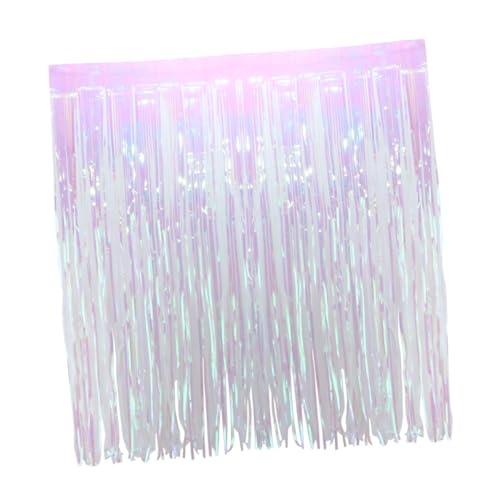Ciieeo Colorful Tinsel Door Curtain Shiny Foil Fringe Backdrop for Wedding Party Shower Decoration for Photo Booths and Celebrations
