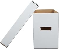 Vista 8 de G-PLUS Caja de almacenamiento para cómics de cómics con capacidad para 150-175 cómics, plegable, a prueba de humedad, 5