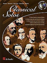Livre de clarinette morceaux classiques et CD audio d'accompagnement