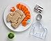 Sandwich Cutters for Kids - Great for Toddler Lunch Box and Containers - Bento Box Accessories Crustless Sandwich - For Boys and Girls Kids Lunch - Includes Food Picks Vegetable and Fruit Cutter
