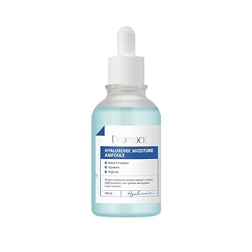 Deoproce Hyaluronic Moisture Ampoule 100 ml, Korean Skincare, 7 Types of Hyaluronic Acid, Moisturizing, Allantoin, Hydrates Dry Skin