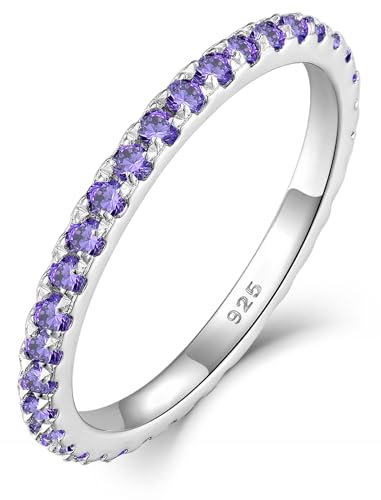 YL stackable amethyst ring
