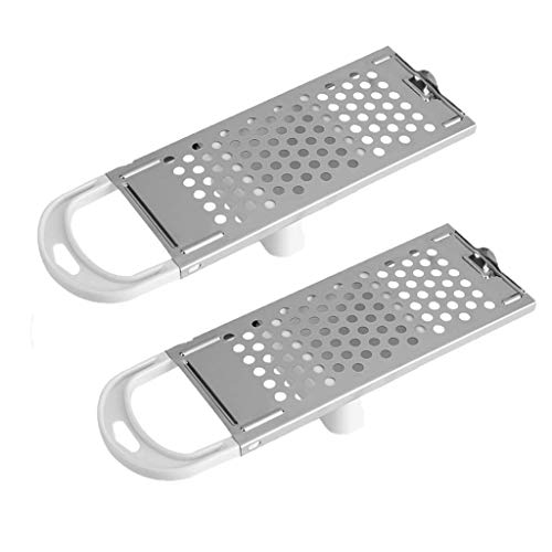 Tubayia Set of 2 Stainless Steel Spätzle Grater Spätzle Slicer Spätzle Maker Kitchen Aid for Homemade Spätzle