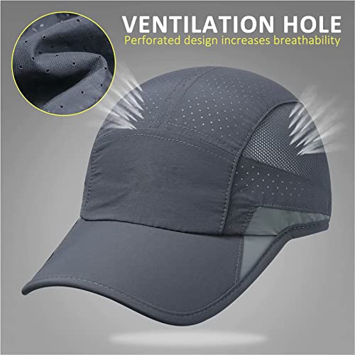Image of HSR Unstructured Reflective Lightweight Breathable Stylish Sports Soft Hat Cap for Men and Women