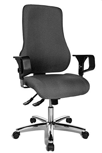 Brodrehstuhl Sitness 55 anthracite Topstar idéal pour le télétravail et les longues journées