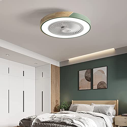 Ventilateur de plafond 36W avec éclairage LED télécommandable et 3 vitesses pour chambre