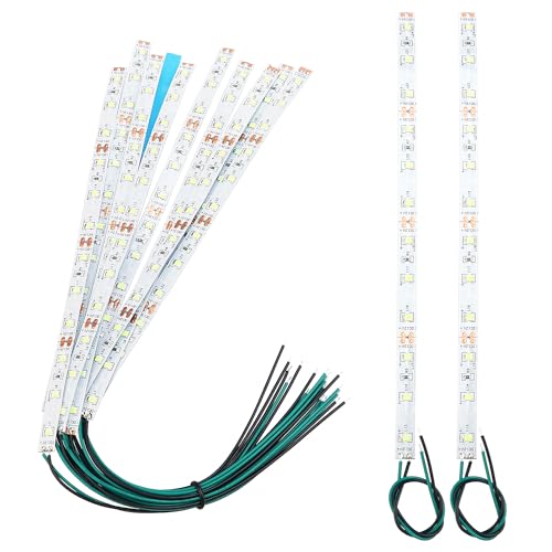 YIXISI 10 PCS 200mm Prewired Strip LED, 12V - 18V Light, 2335 SMD, Green