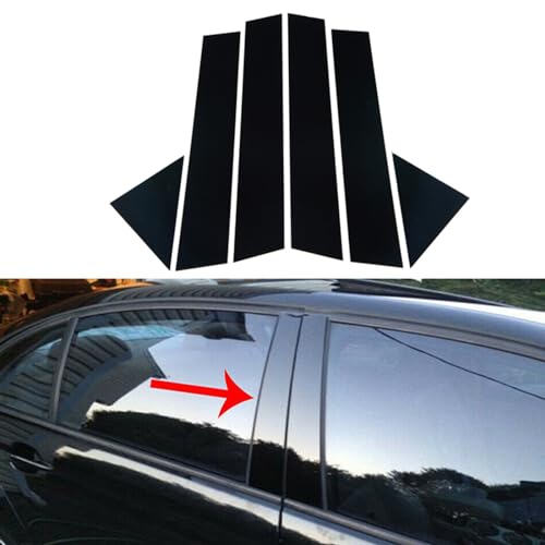 Cubierta embellecedora de pilares de ventana para Chrysler 300, acabado refinado 5