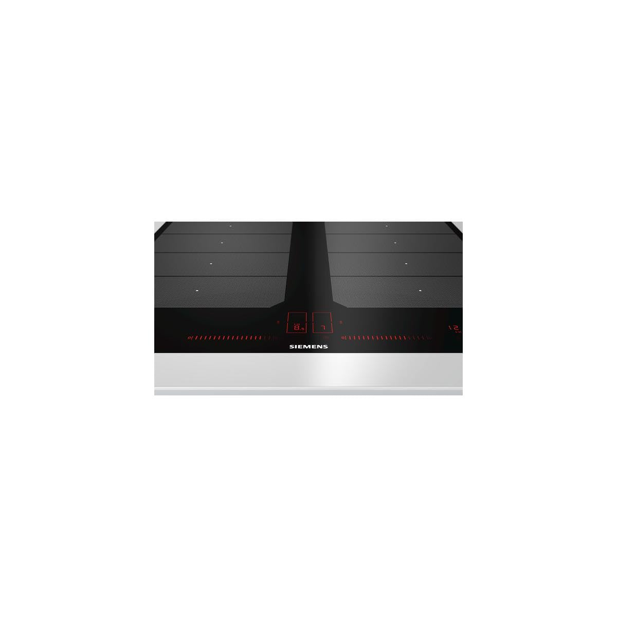 Siemens EX601LXC1E iQ700 - Piano cottura elettrico, in vetroceramica, 57,2 cm, zone di cottura flessibili, 2 zone di cottura a induzione varioinduzione