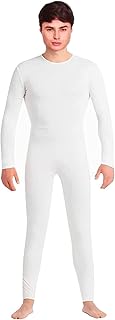 Acan Tradineur - Mono maillot para jóvenes y adultos para carnaval, Halloween, fiestas, celebraciones, color blanco (Talla M)