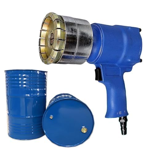 IUokLU Pneumatic Drum Crimper Sealer for 200L Barrels,55 Gallon Manual Oil Drum Sealing Tool with Pressure Cap,Effortless One-Handed Sealing-75MM